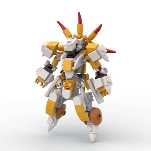 哈梵游兼容乐高moc小型机甲外骨骼机器人阿波罗兼容乐高积木益y智拼装