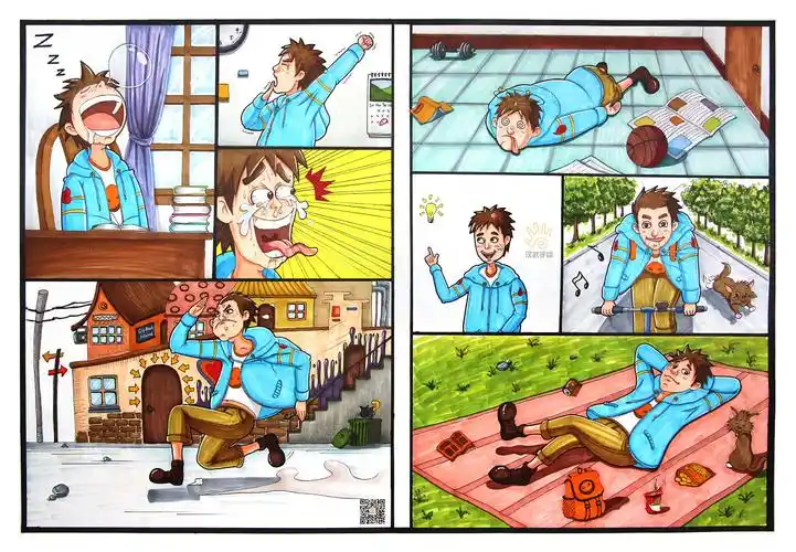 动画设计手绘动漫设计手绘考研快题作品