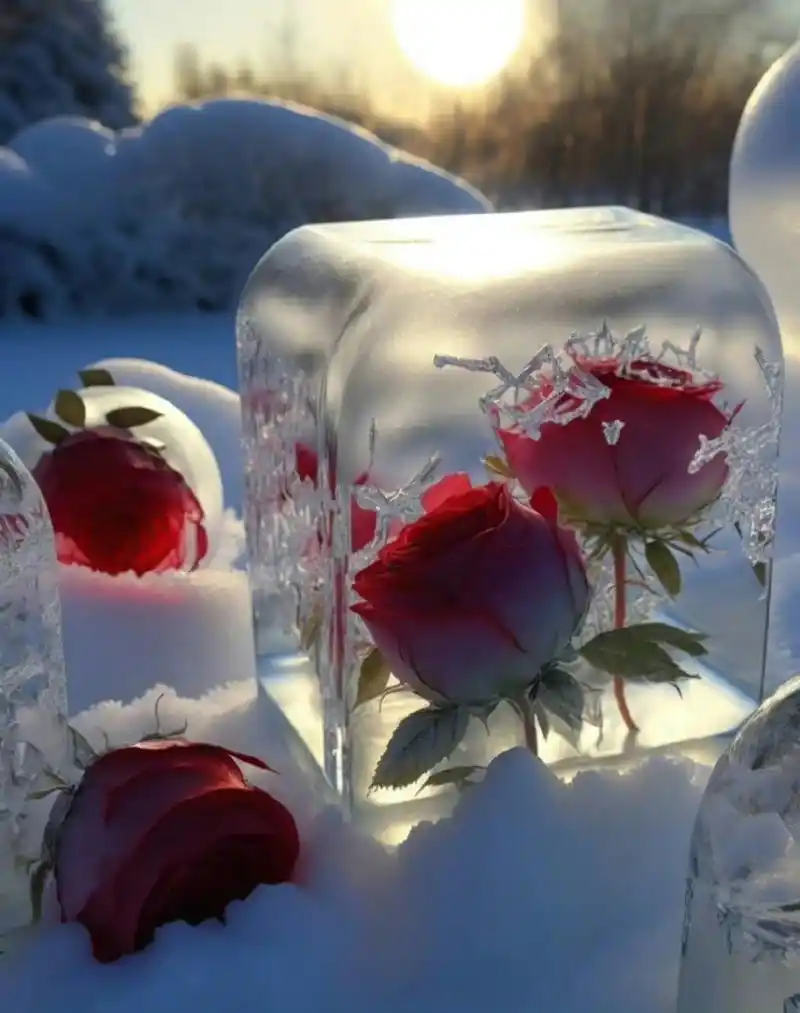 美得好悲伤 / 冰封玫瑰#艺术生