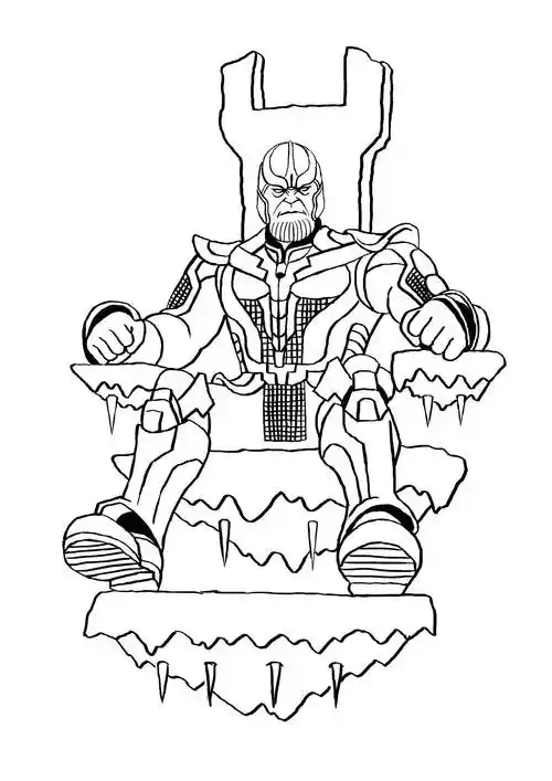 灭霸简笔画 灭霸简笔画 一步一步