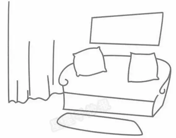 简笔画客厅教程一步一步学