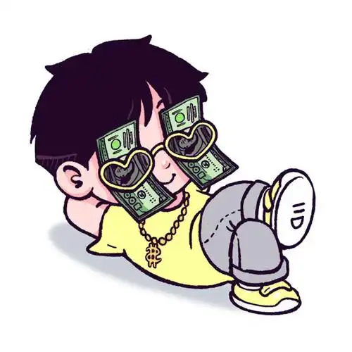 非常招财的情侣头像