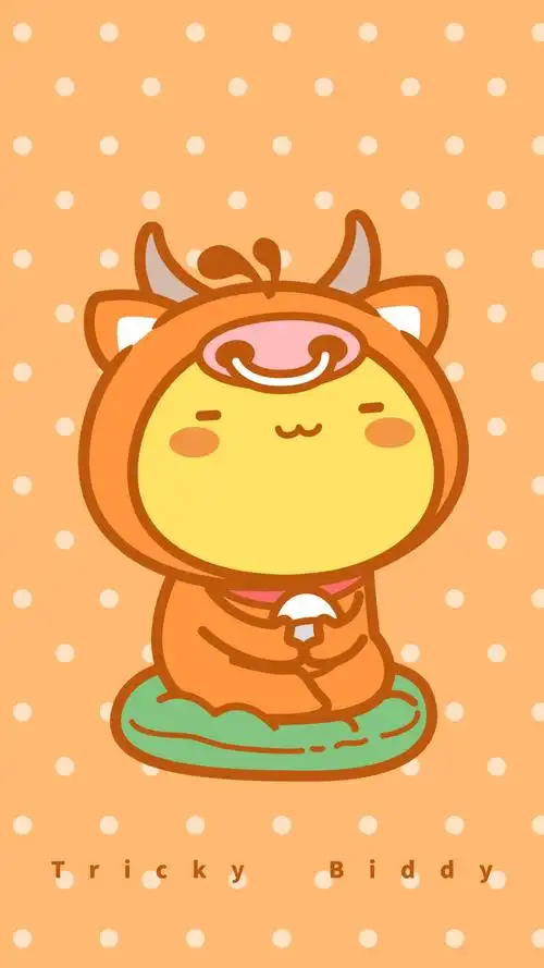 油爆叽丁喜气牛牛手机壁纸