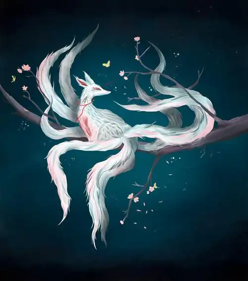 ps-板绘-山海经系列九尾插画背景篇来源于此课程讲师:无二2021-09-20