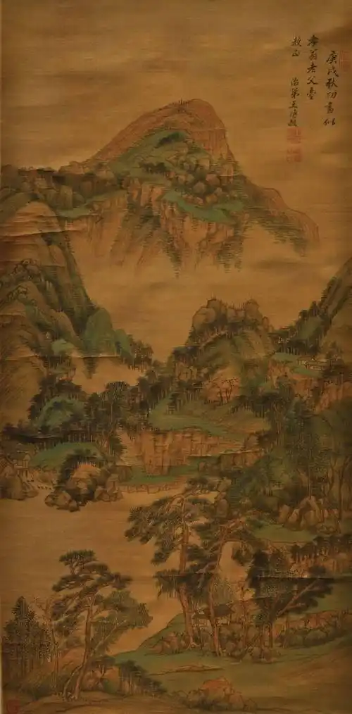 清初"四王"之王时敏高清山水画欣赏