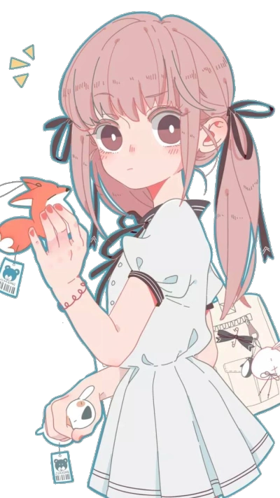 废柴狐狸png免抠图手帐素材 #动漫壁纸#女生头像# #头像#闺蜜头像