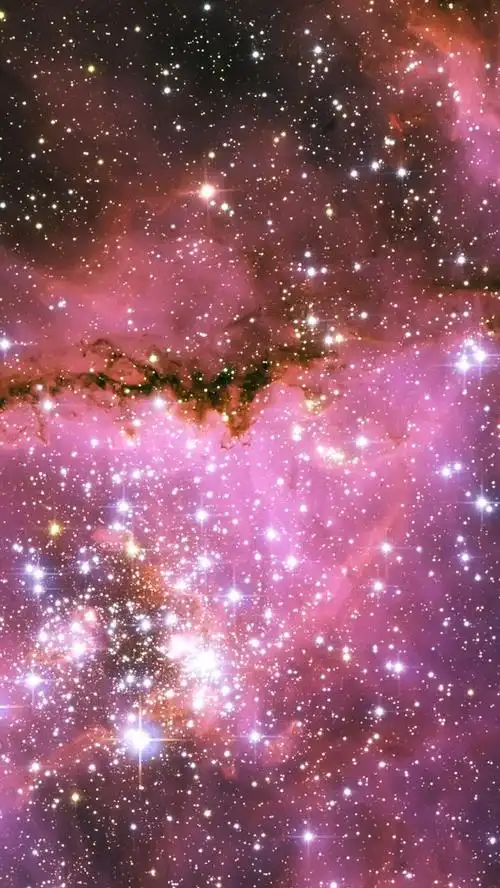 星月皎洁 宇宙星空高清手机壁纸_唯美图片