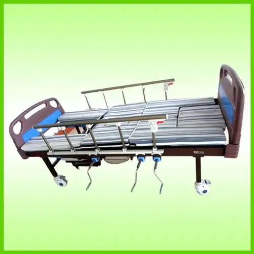 厂家特价批发多功能手动中屈护理床 左右侧翻 带便盆 洗头盆