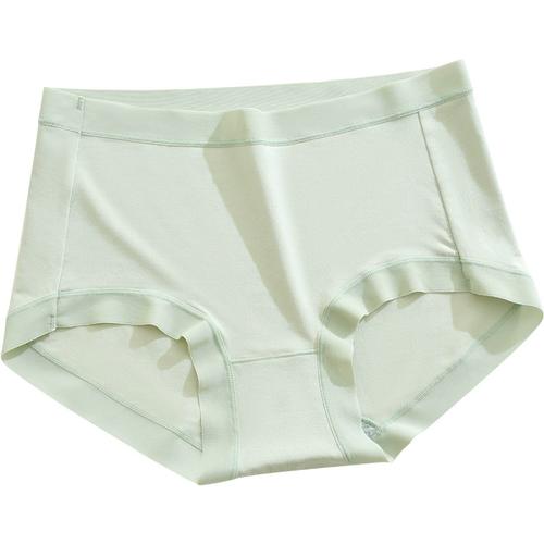 纯棉裆抗菌透气无痕中腰三角裤橙礼盒严选60支兰精莫尔女士内裤