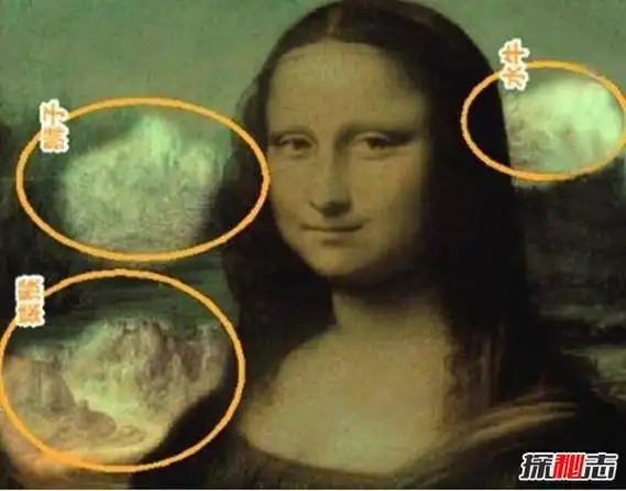 蒙娜丽莎放大后的秘密画中竟还有其它女人存在