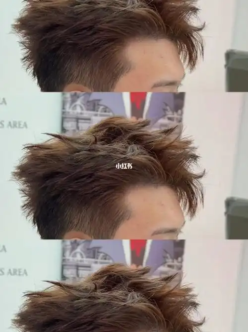 男士发型男士短发凌乱层次感