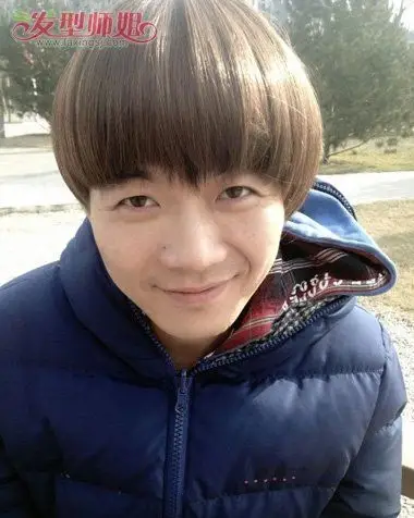韩式波波头男生图片 男生的波波头图片