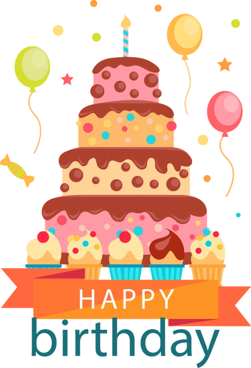 生日蛋糕素材卡通手绘儿童生日海报png图片模板下载2447mb其他大全