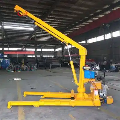 小型吊车 移动小吊车 液压小吊车 折叠液压起重机 单臂吊 移动独臂吊
