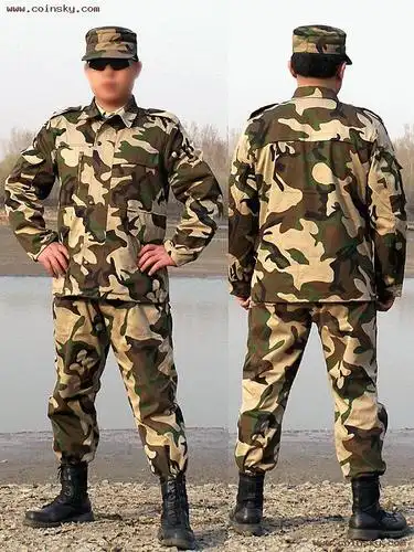 试验版87式荒漠迷彩冬作训服