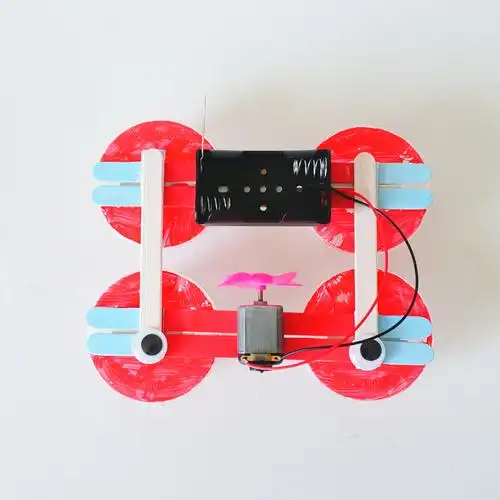 科技小制作 智力拼装 手工制作 科技制作 diy 空气动力船 然锐