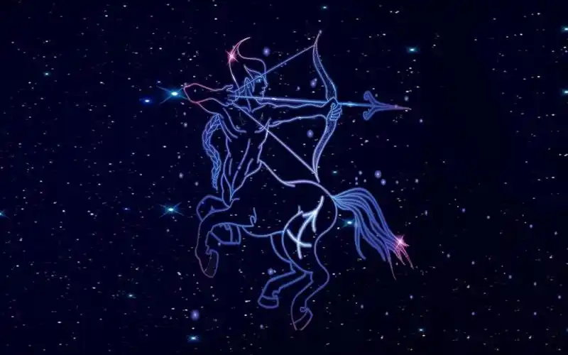 射手座梦幻星空插画