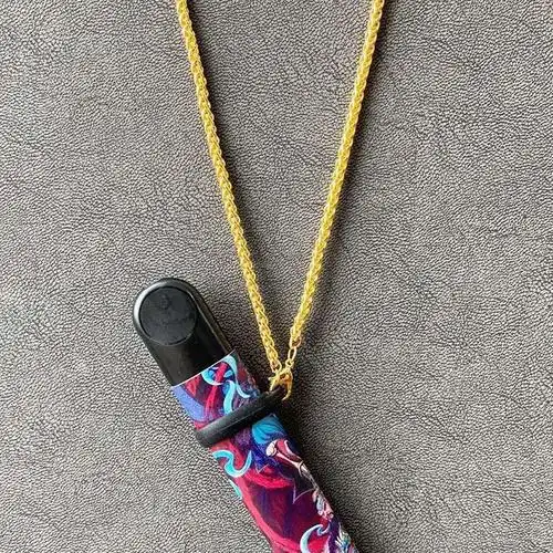 锐克relax电子烟具手机绳悦ke挂链吊绳 硅胶逼格圈柚子不锈钢挂绳