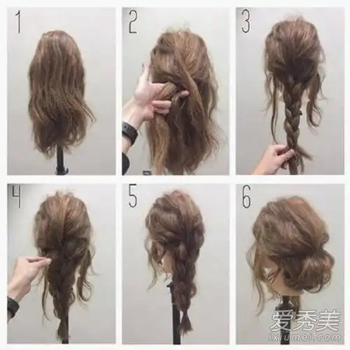 中长发妹子都适合的盘发教程春天就这样扎着去旅行吧