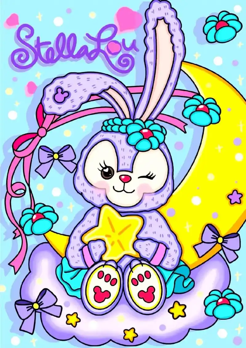 星黛露儿童简笔画.#创作灵感 星黛露儿童简笔画创意美术教程来 - 抖音