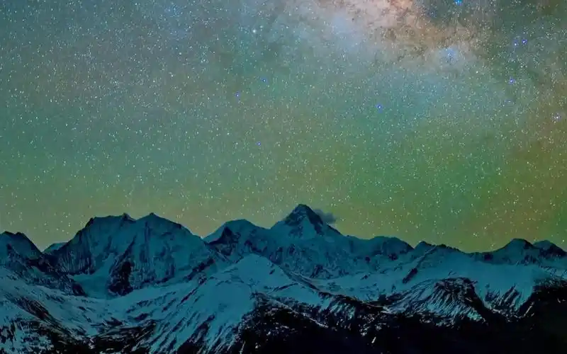 【唯美震撼】4k超清星空木桥