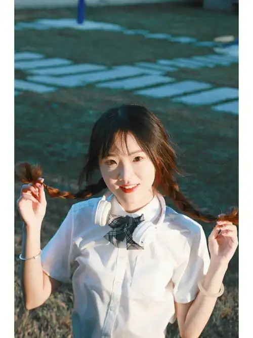 日系写真  #少女写真  #拍照jk拍照92夏天和jk超配傍晚的阳光刚刚