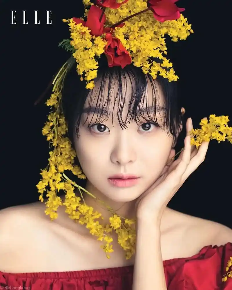 金多美   elle香港杂志照高清图 - 抖音
