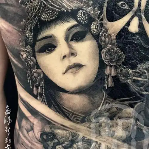 霸王别姬客人从青海远道而来,_纹身吧社区 - 纹身大咖