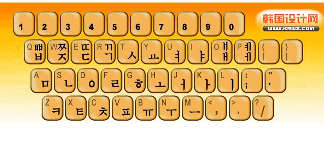 韩语输入法键盘