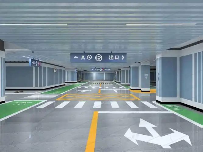 容大中心地下车库设计方案_伊路停车场设计