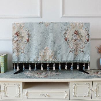 乐唯仕电视罩套55寸欧式液晶电视机罩布艺盖巾壁挂65寸现代简约50新款