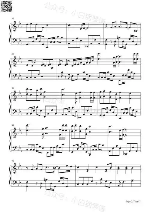 「琴谱|当年情」《英雄本色》主题曲 -经典老歌- 张国荣(含简谱)_共鸣