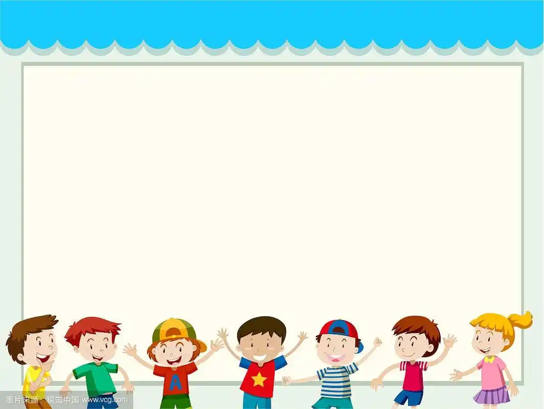 纸背景与快乐的孩子