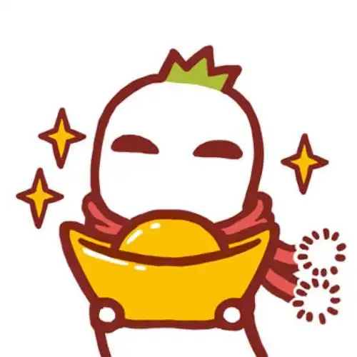 罗罗布捧着金元宝头像