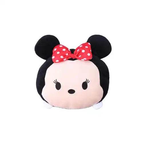 靠枕卡通车用头枕腰靠套装创意个性可爱米奇护颈枕靠垫女米妮头枕平