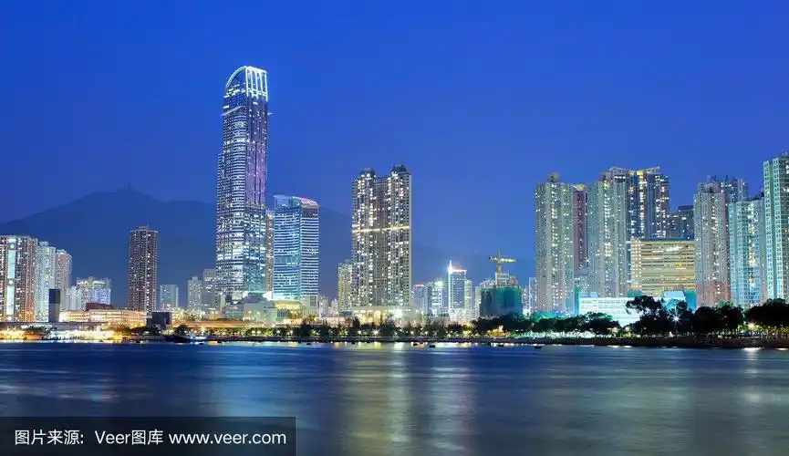 荃湾住宅区夜景拍摄