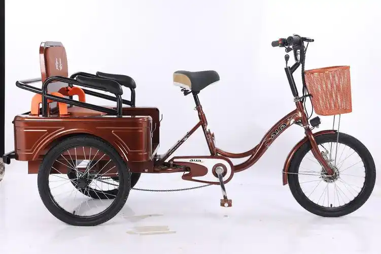 老年代步三轮助力电动自行车36v耐用型载货带人方便发货