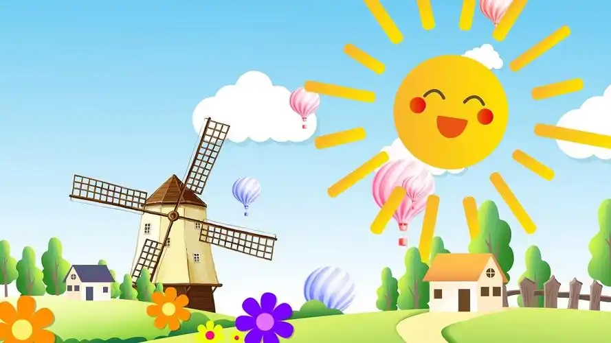 4k六一儿童节金色童年歌舞背景六一歌曲背景——金色童年