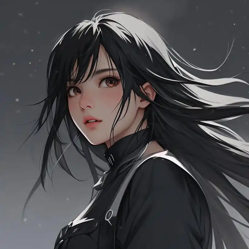 超a高冷女生漫画头像90