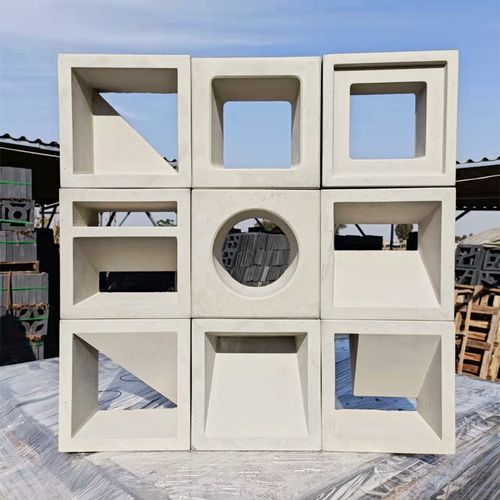 网红砖空心砖砌块隔断背景墙水泥砖清水混凝土单孔装饰砖小花窗砖