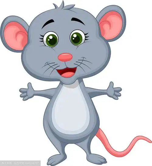 卡通可爱的老鼠