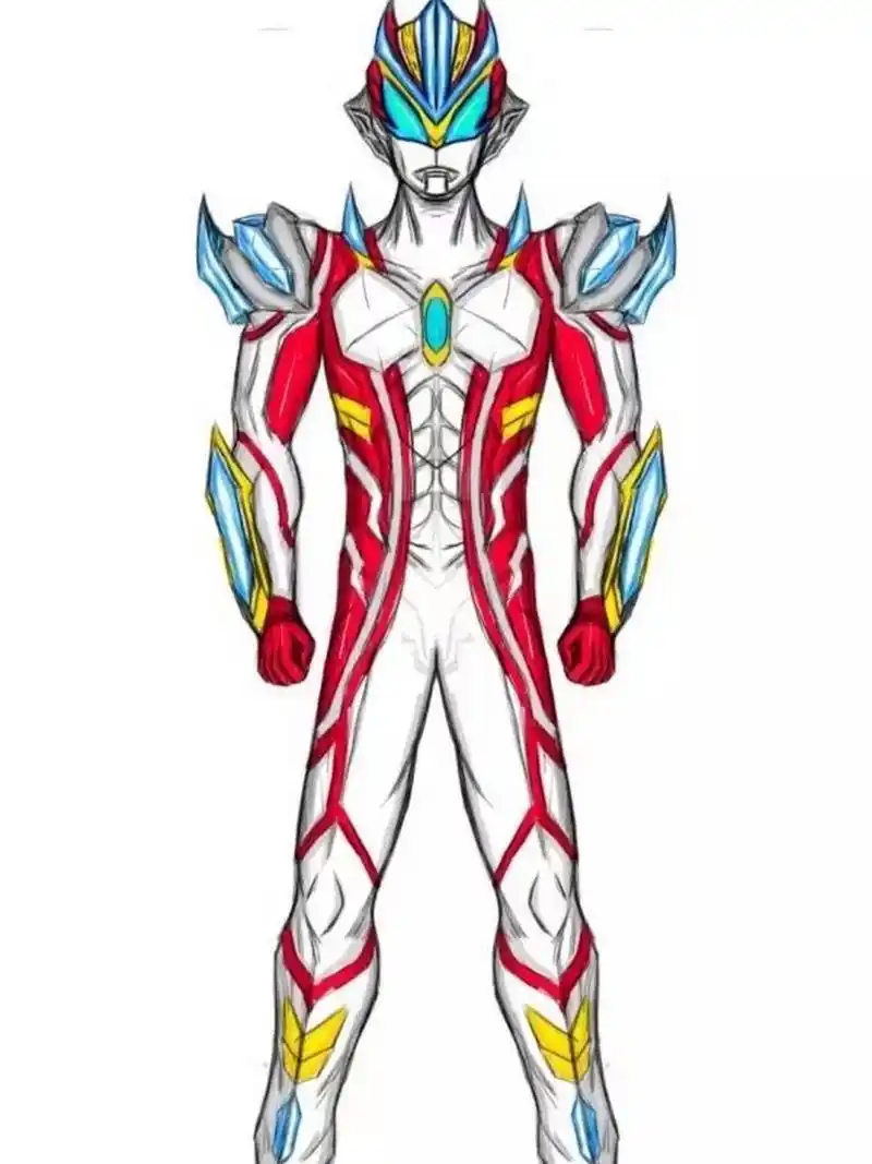 手绘奥特曼:捷德奥特曼最新三形态 大家说是不是银光形态最亮眼