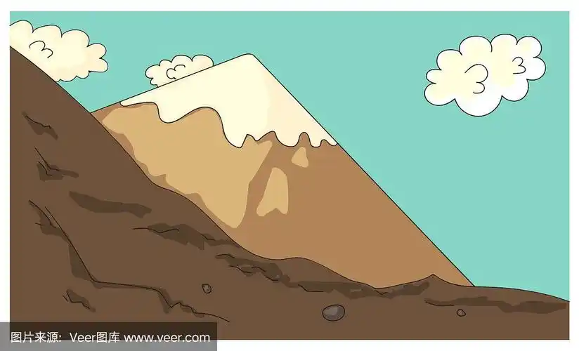 岩石,卡通,山谷,苏格兰高地,悬崖