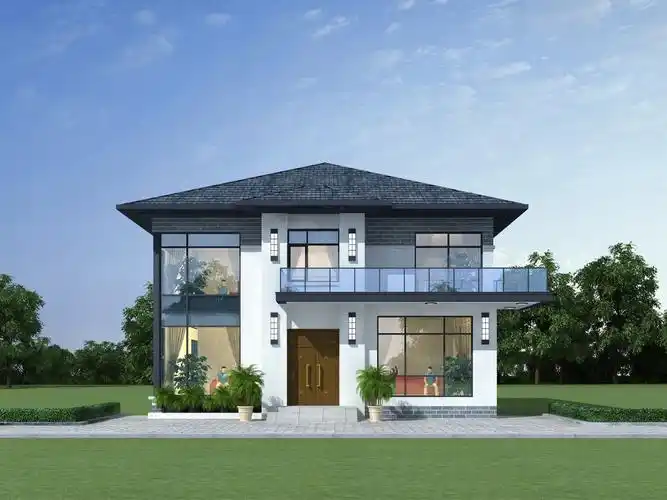 现代二层别墅设计图效果图