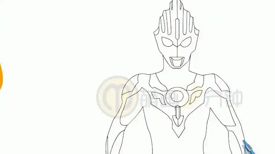 2分钟教你画出欧布奥特曼,你学会了吗