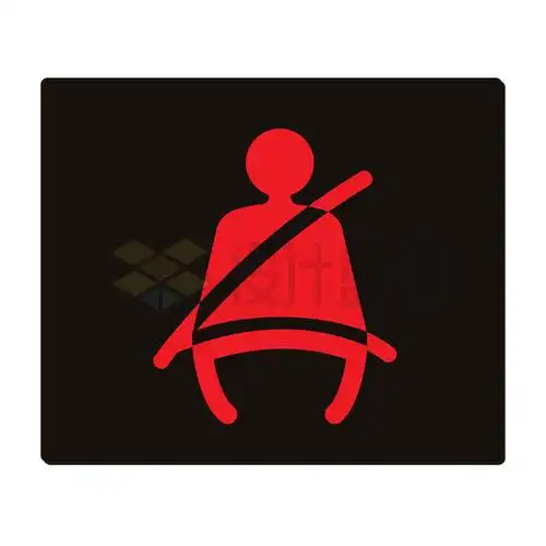 安全带指示灯汽车仪表盘指示灯故障灯图解4093795矢量图片免抠素材