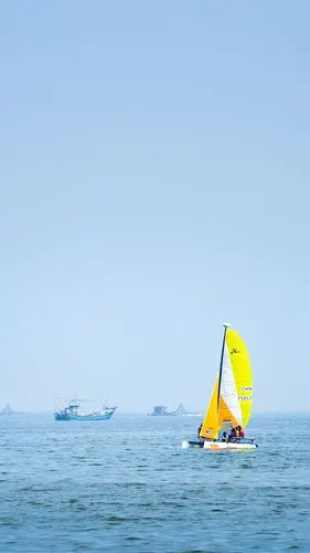 东山岛帆船77手机锁屏壁纸