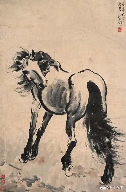 现代画马名家中国古代画马名家