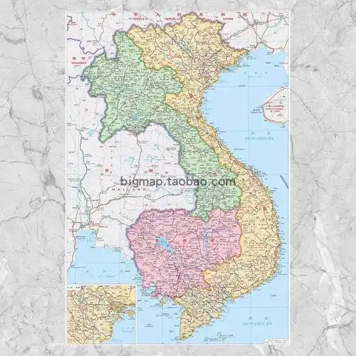 旅行必备神器!中文版越南地图超实用