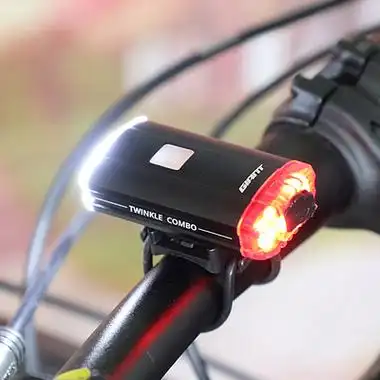 正品捷安特车灯山地自行车防水车前灯公路车强光超亮充电池头盔灯